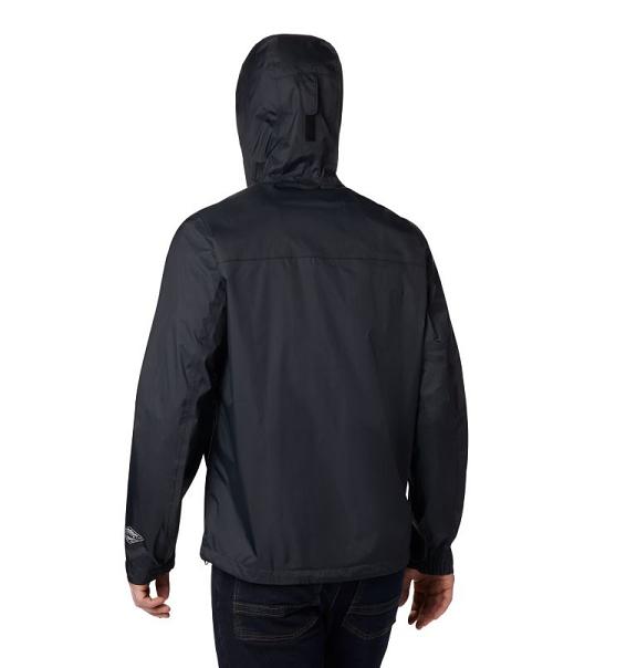 Columbia Omni-Tech Rain Jacket Black For Men's NZ76385 New Zealand